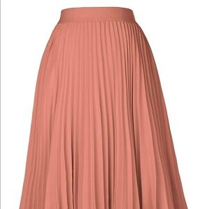 𝅺kate Kasin Women's High Waist Pleated A-Line Swing Skirt KK659